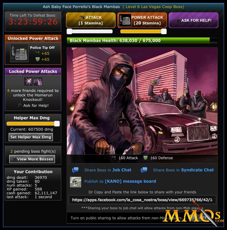 Mob Wars La Cosa Nostra Game Review and Download-Mmopcgame.com