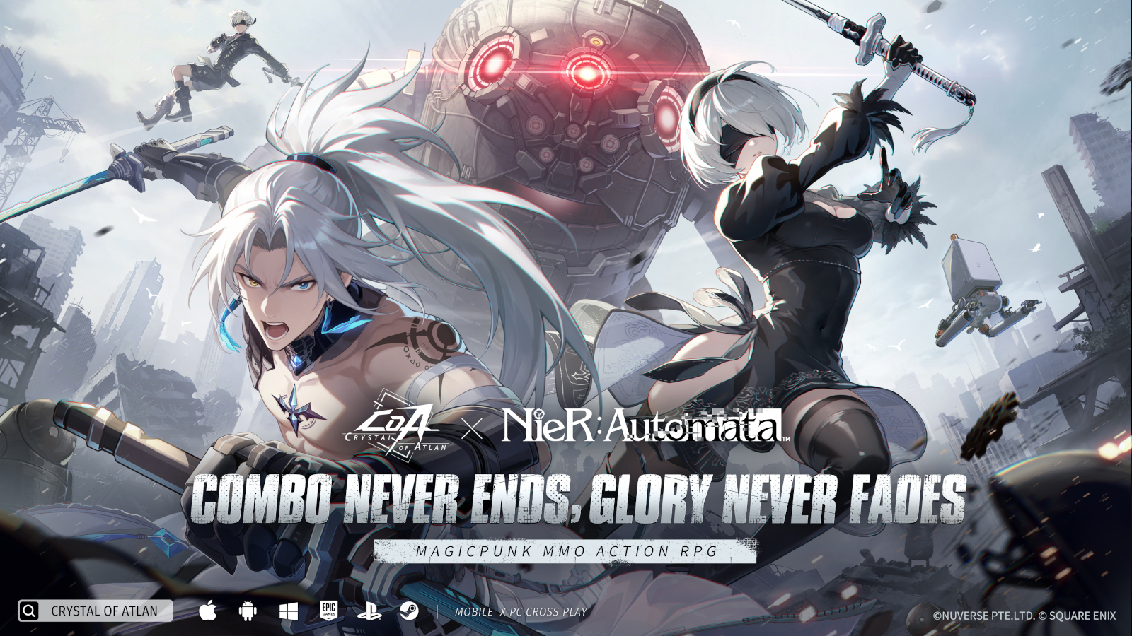 Crystal Of Atlan annonce NieR: Événement de collaboration sur les automates-Mmopcgame.com