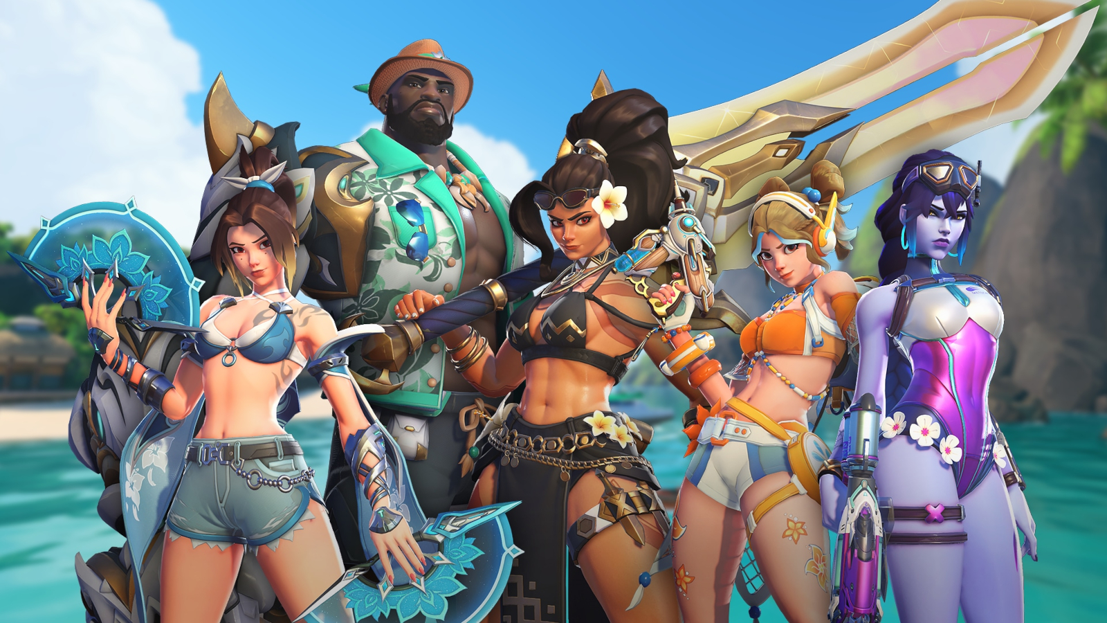 お気に入りのビーチ スキンを手に入れましょう, 夏のゲームが Overwatch-Mmopcgame.com に戻ってきました